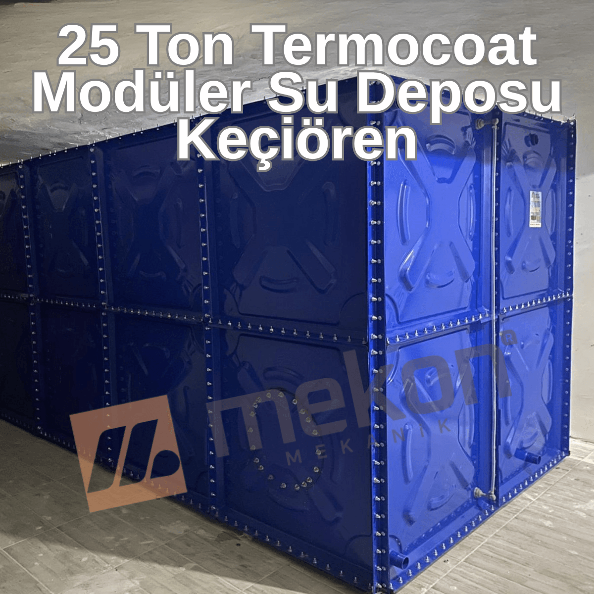 25 Ton Galvaniz Su Deposu