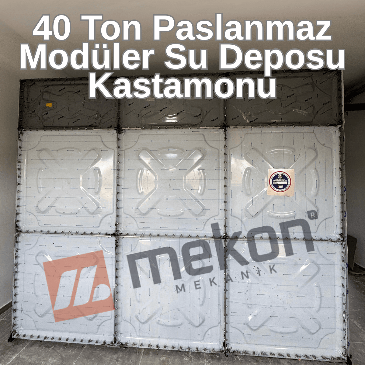 40 Ton Galvaniz Su Deposu paslanmaz kastamonıu