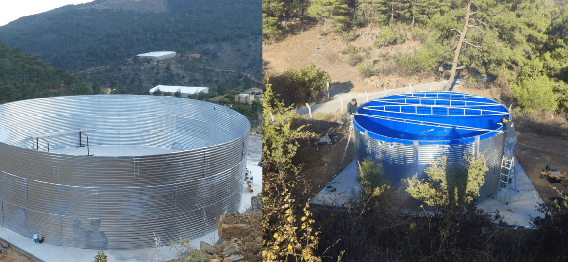 tarımsal sulama deposu