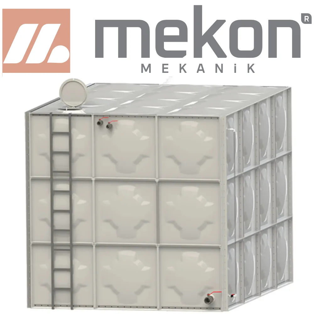 GRP cam elyaf takviyeli polyester modüler su deposu