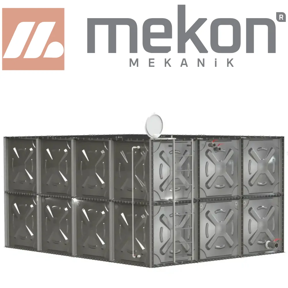 Magnafuse Zn-Al-Mg kaplı modüler su deposu