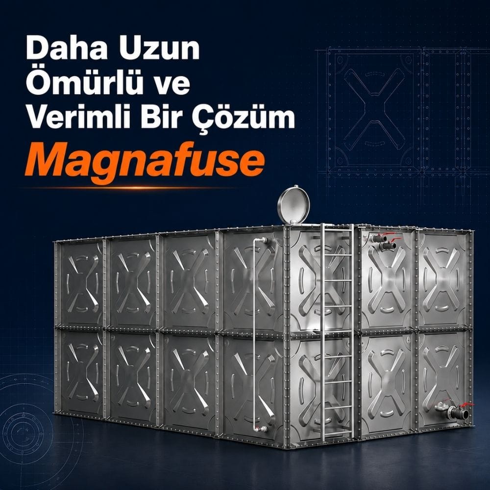 MAGNAFUSE kaplamalı modüler su deposu