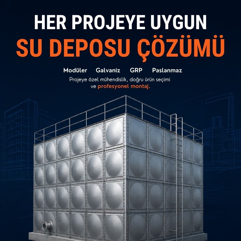Mekon Mekanik modüler su deposu
