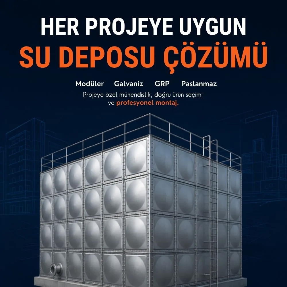 Mekon Mekanik modüler su deposu