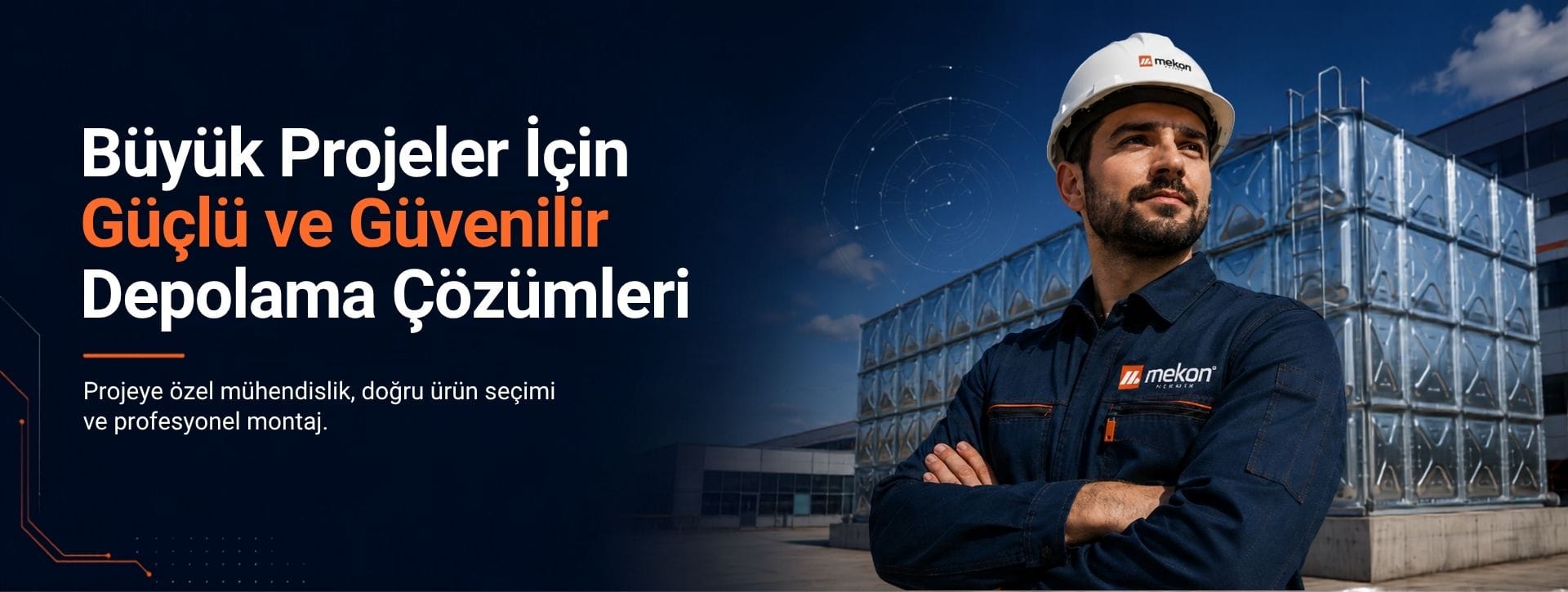 Mekon Mekanik güçlü ve güvenilir modüler su deposu çözümleri